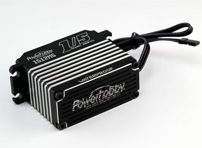 Powerhobby 1512MG 1/5 Aluminum Waterproof High Speed / Torque Brushless Servo