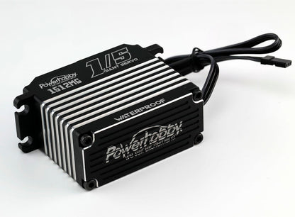 Powerhobby 1512MG 1/5 Aluminum Waterproof High Speed / Torque Brushless Servo