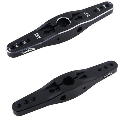 Powerhobby 15T Spline Aluminum Double Horn Arm For 1/5 scale Servo