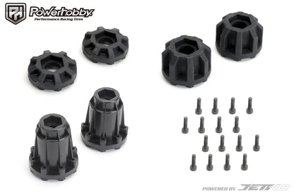 Powerhobby 1/8 MT 3.8 King cobra Belted Mounted Tires (2) 17MM