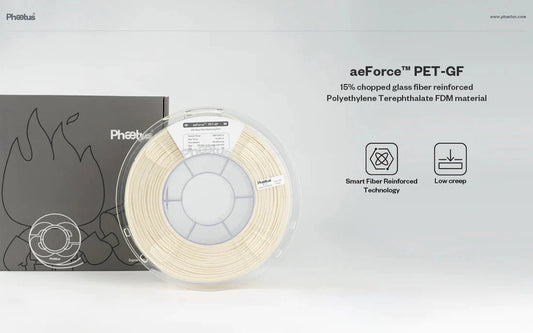 Phaetus aeForce PET-GF 15% Glass Filled PET 3D Printer Filament 1KG 1.75mm