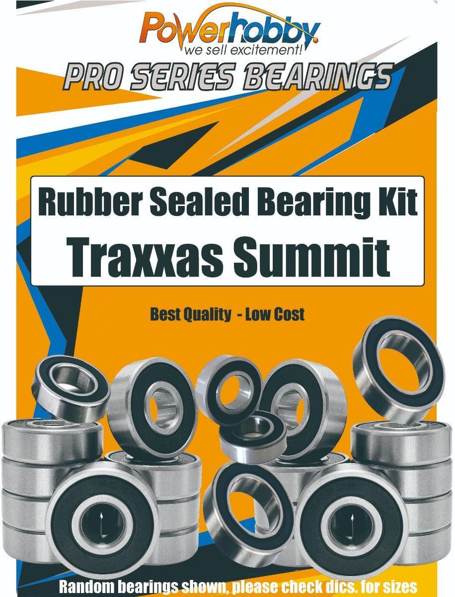 PowerHobby Pro Series Rubber Sealed Bearing Kit FOR Traxxas Summit (#5607)