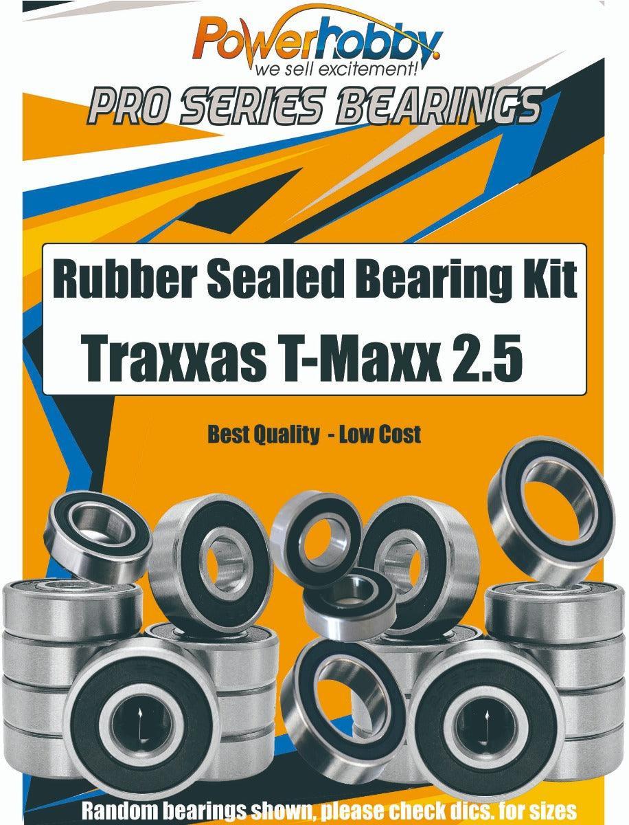 PowerHobby Pro Series Rubber Sealed Bearing Kit FOR Traxxas T-Maxx 2.5