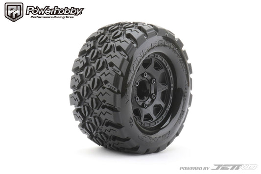 Powerhobby 1/10 2.8 MT King Cobra Belted Tires (2) with Removable Hex Wheels