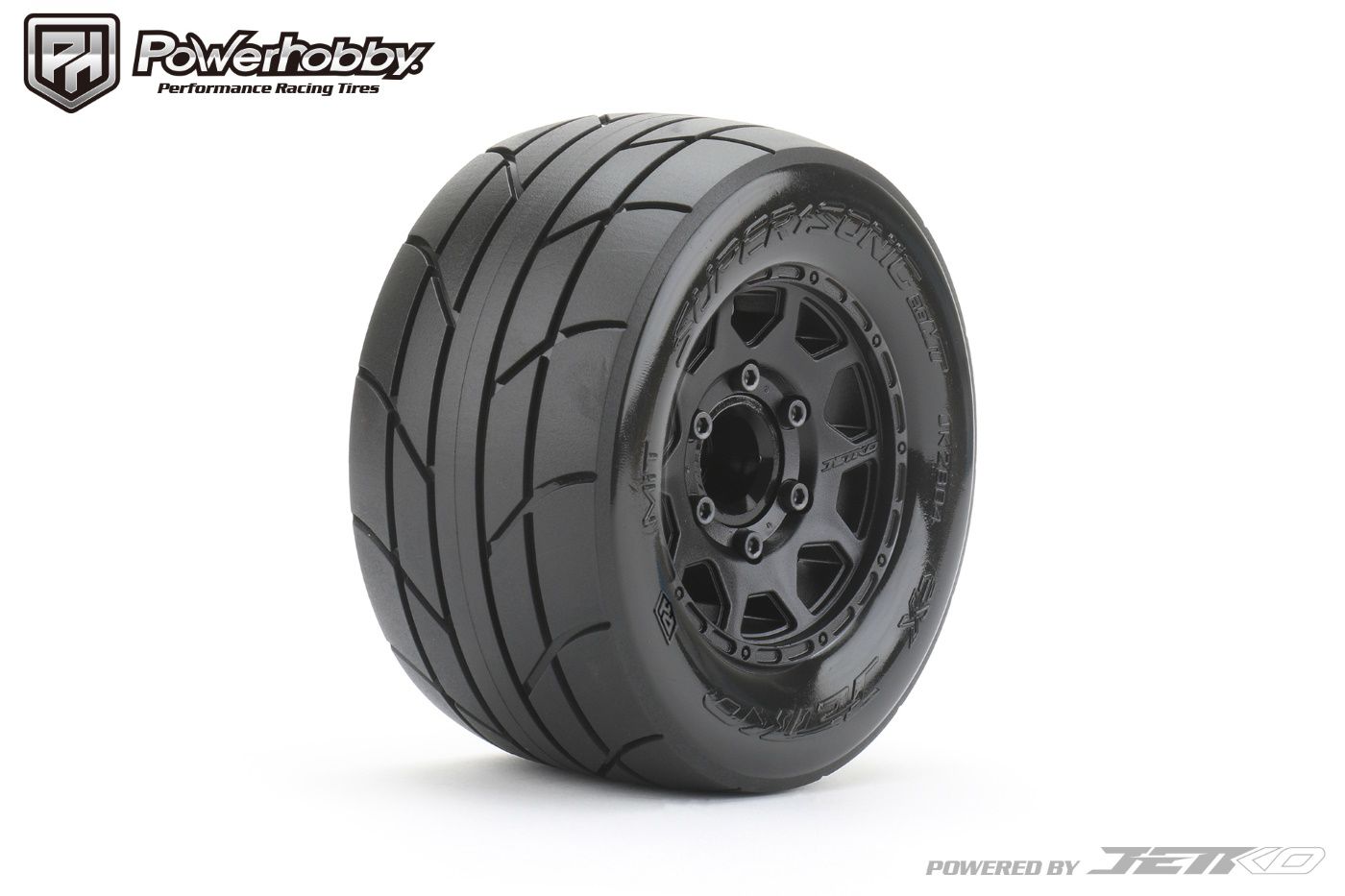 Powerhobby 1/10 2.8 MT Super Sonic Tires (2) with Removable Hex Wheels