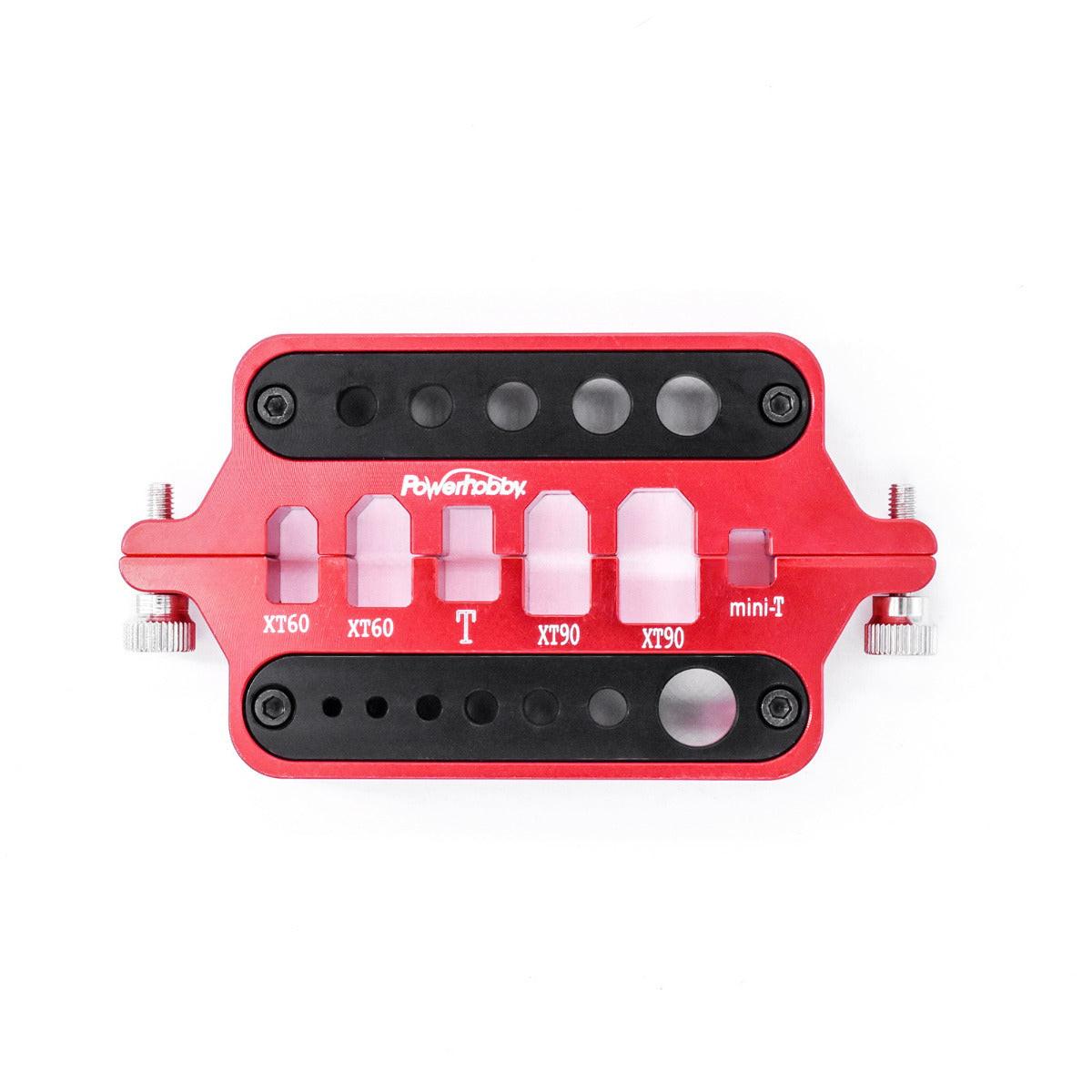 Powerhobby Aluminum RC Connector Soldering Jig RED