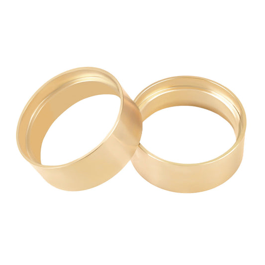 Powerhobby Brass 1.0" 1.9 Wheels Clamp Rings (2)