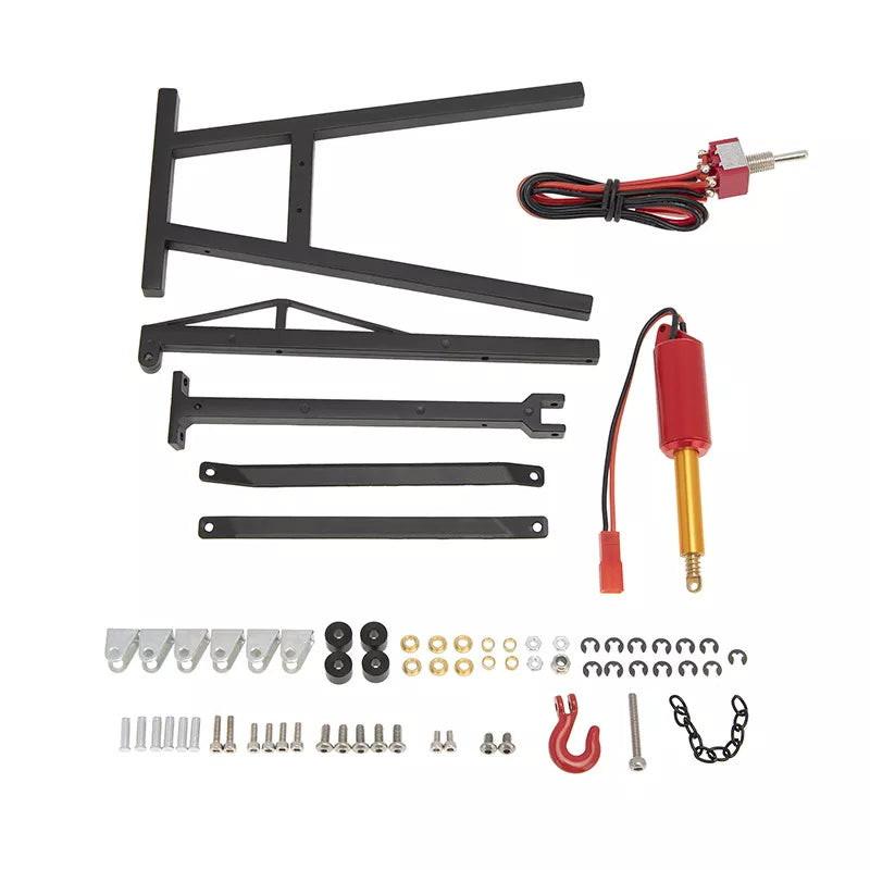 Powerhobby Simulation Garage Series RC Engine Hoist Shop Crane Hoist Lift Black