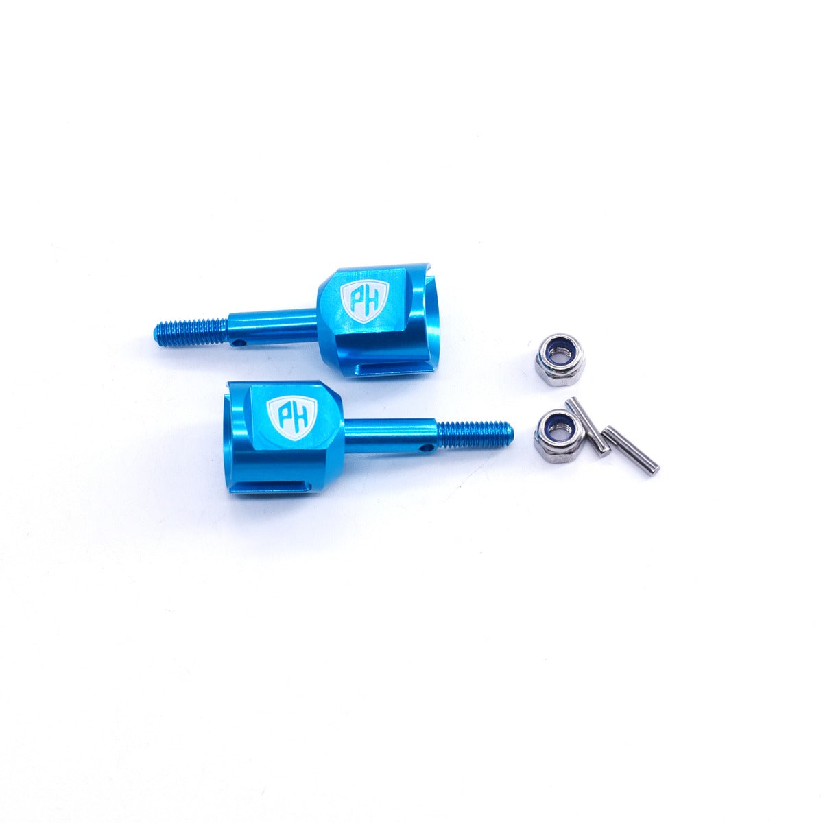 Powerhobby Aluminum Long Drive Shaft Tamiya TT01 / TT02 (2)