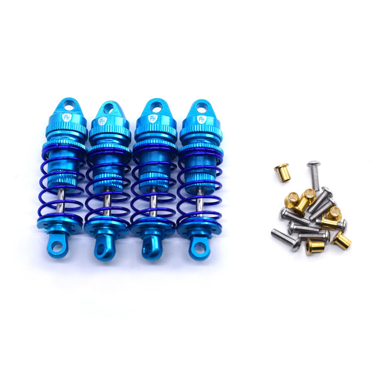 Powerhobby Aluminum Front & Rear Shocks Tamiya TT02
