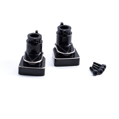 Powerhobby Brass Rear Axle Carriers AXIAL UTB18 Capra Black