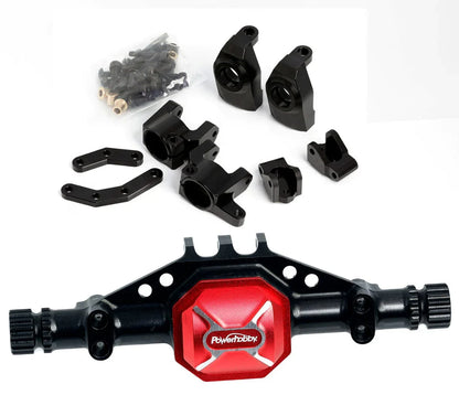 Powerhobby 7075 Aluminum Front + Rear Axle Housing Associated Enduro / Gatekeeper