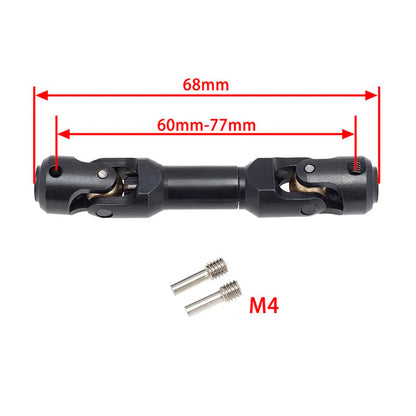 Powerhobby Universal Spline Drive Shaft CVD 60-77MM (1) Wraith SCX10