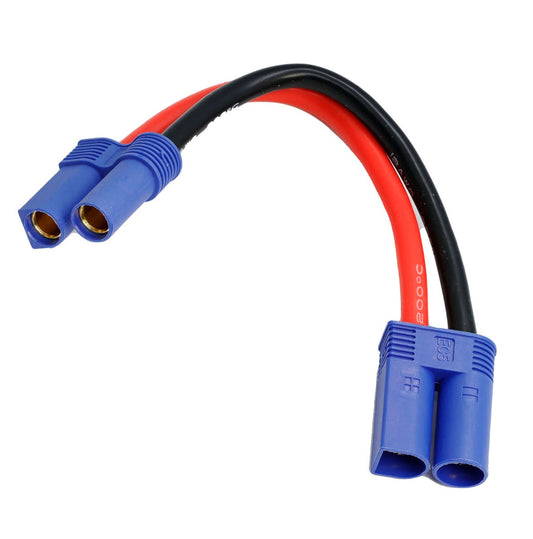 Powerhobby EC3 Male to EC5 Female Adapter 12AWG 4"