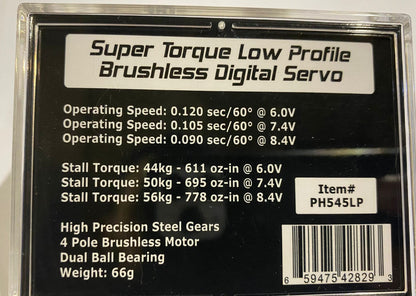 Powerhobby 545LP Super Torque Low Profile Brushless Digital Servo
