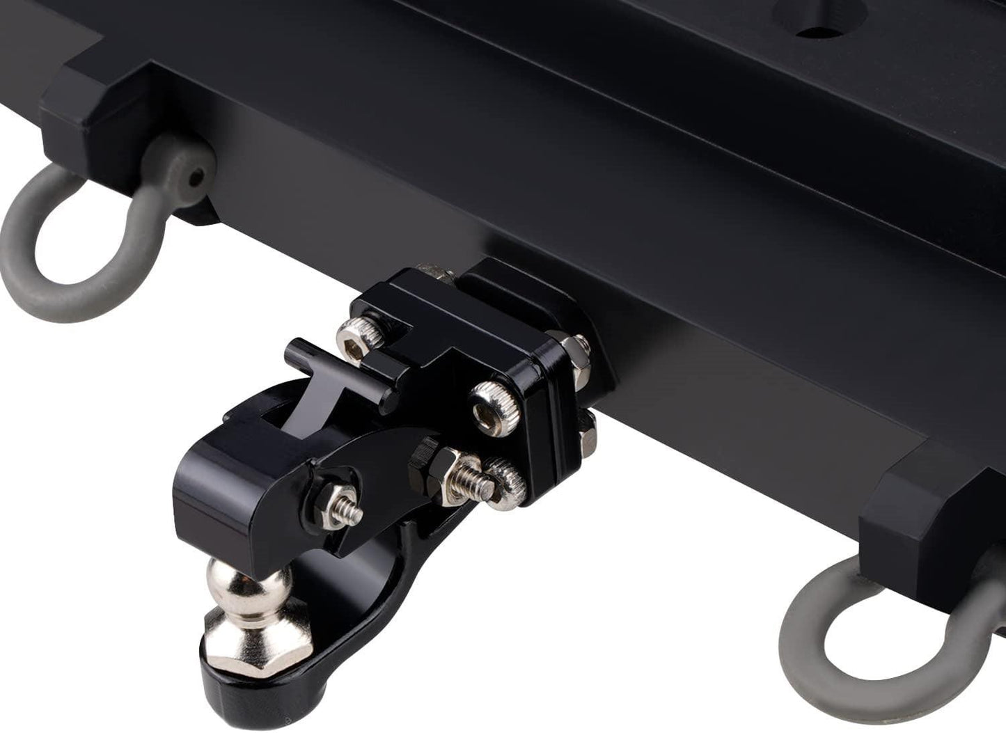 Powerhobby Rescue Tow Trailer Hook Hitch Black 1/10 Crawler