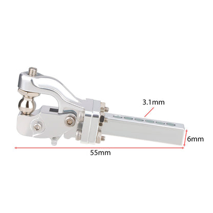 Powerhobby Rescue Tow Trailer Hook Hitch Silver 1/10 Crawler