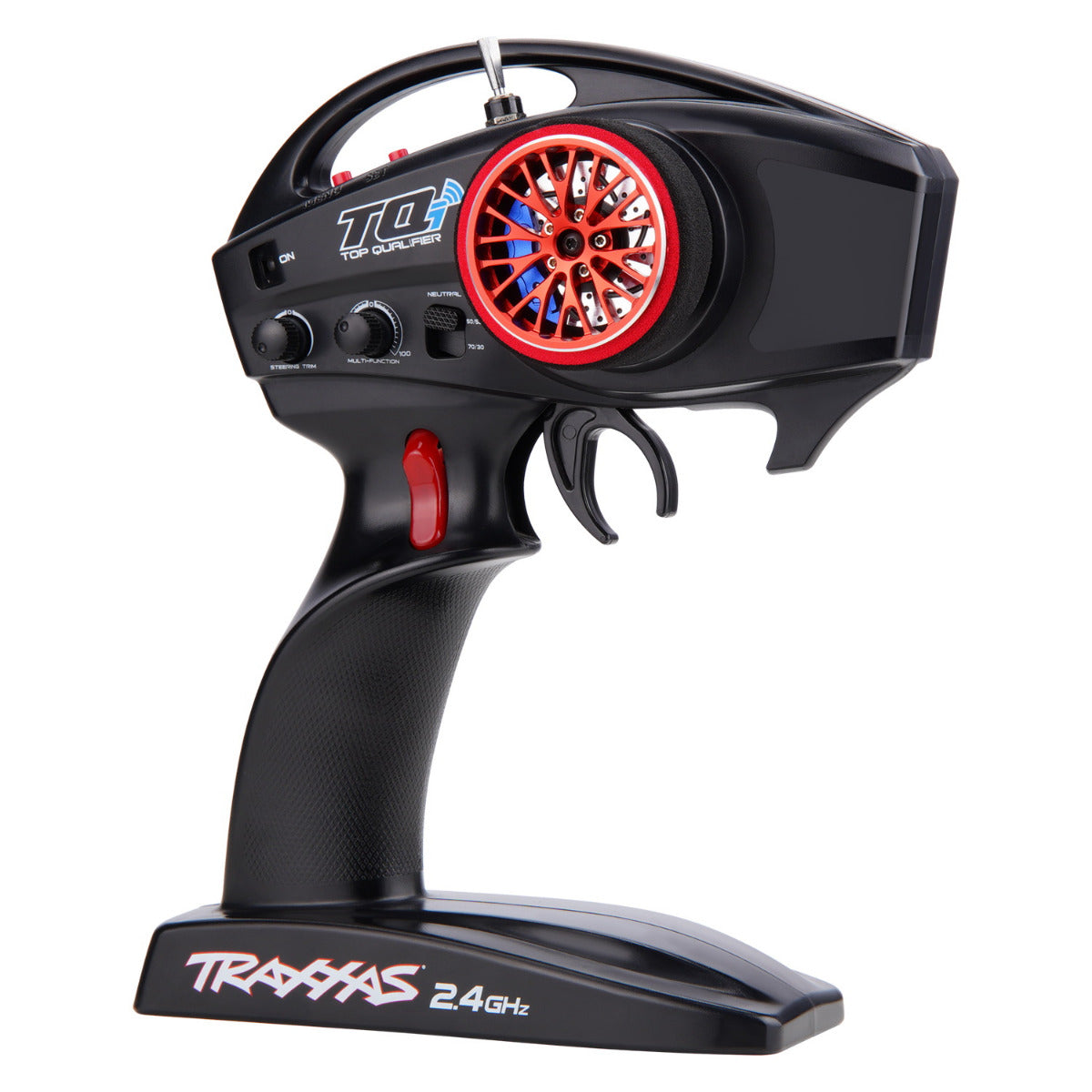Powerhobby Metal Steering Transmitter Wheel RED FOR Traxxas TQI Radio