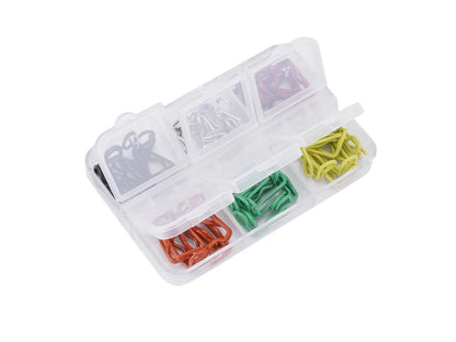 Powerhobby 60PCS 90-Degree Angle Body Clips Bent Springy Pins