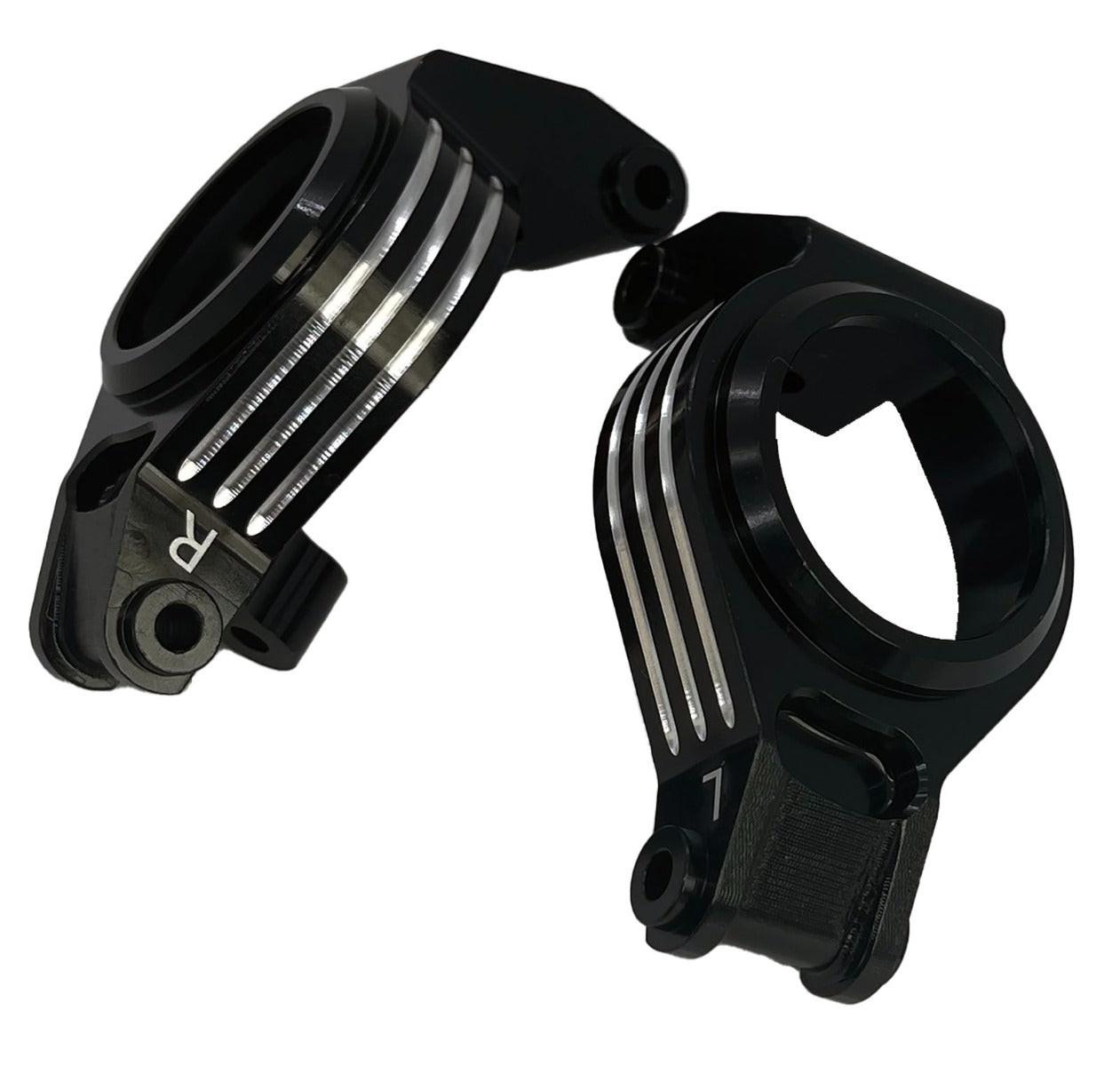 Powerhobby Aluminum Caster Blocks C-Hubs Black FOR Traxxas X-Maxx