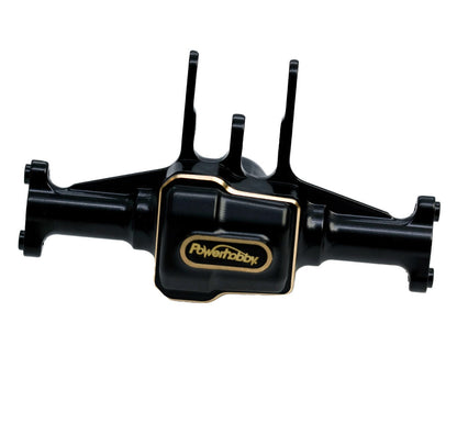 Powerhobby Brass Front Axle Housing Black FOR Traxxas TRX-4M TRX4M