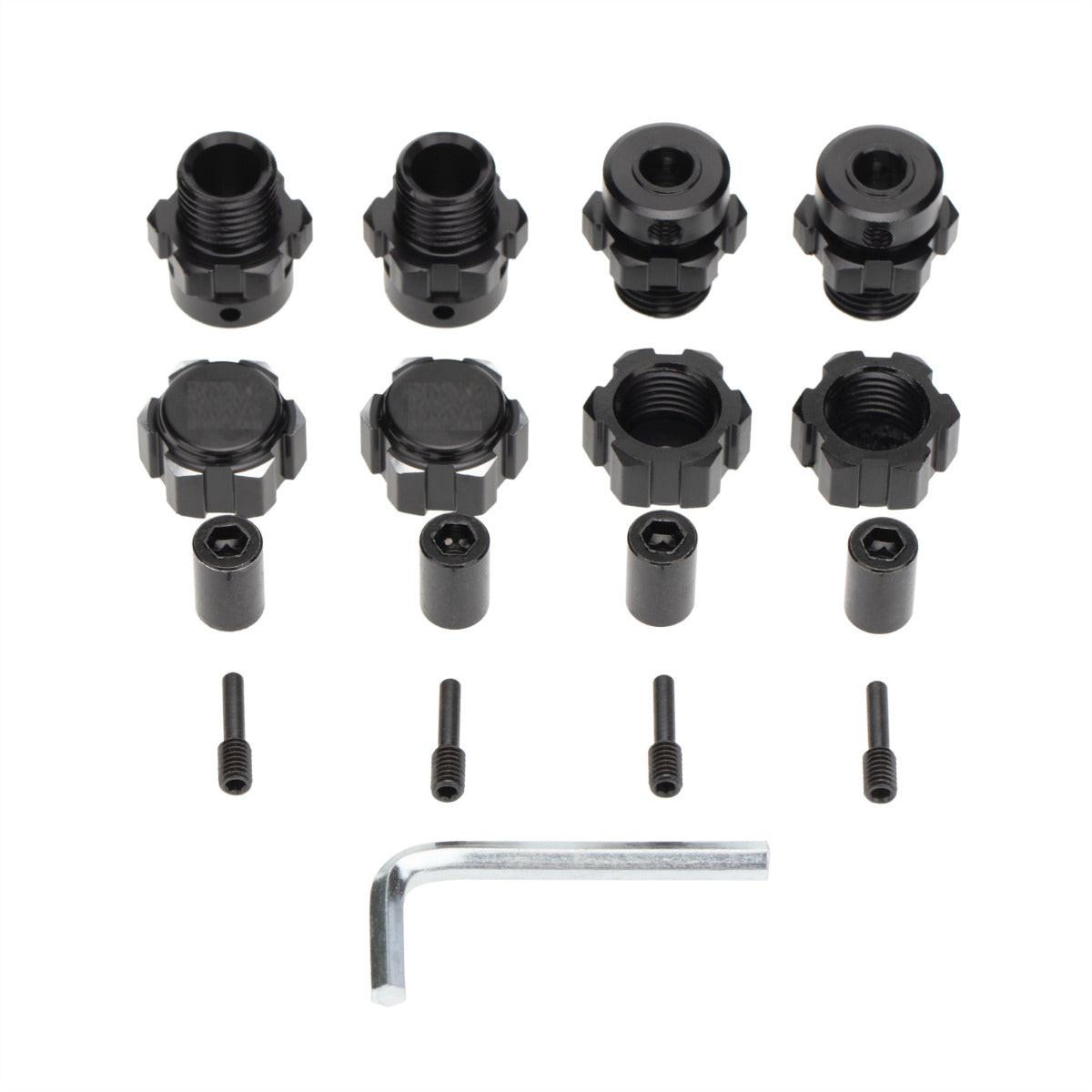 Powerhobby Aluminum Heavy Duty 17mm Hex Hubs 10mm Offset Arrma 1/10 4x4