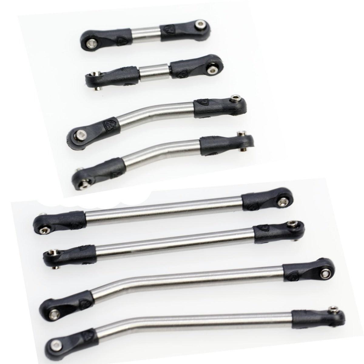 Powerhobby 8PC Stainless Steel High Clearance Links Set FOR Traxxas TRX-4M