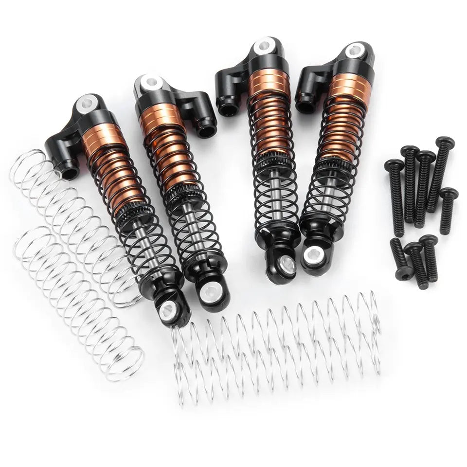Powerhobby Long Travel 62mm Aluminum Shocks Titanium FOR Traxxas TRX-4M