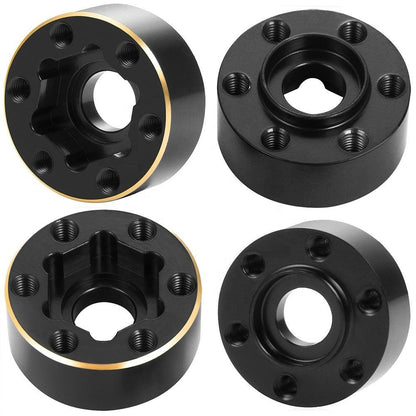 Powerhobby Brass Wheel Hub Hex Adapter Counterweight 9mm FOR SCX10 TRX-4 TRX-6