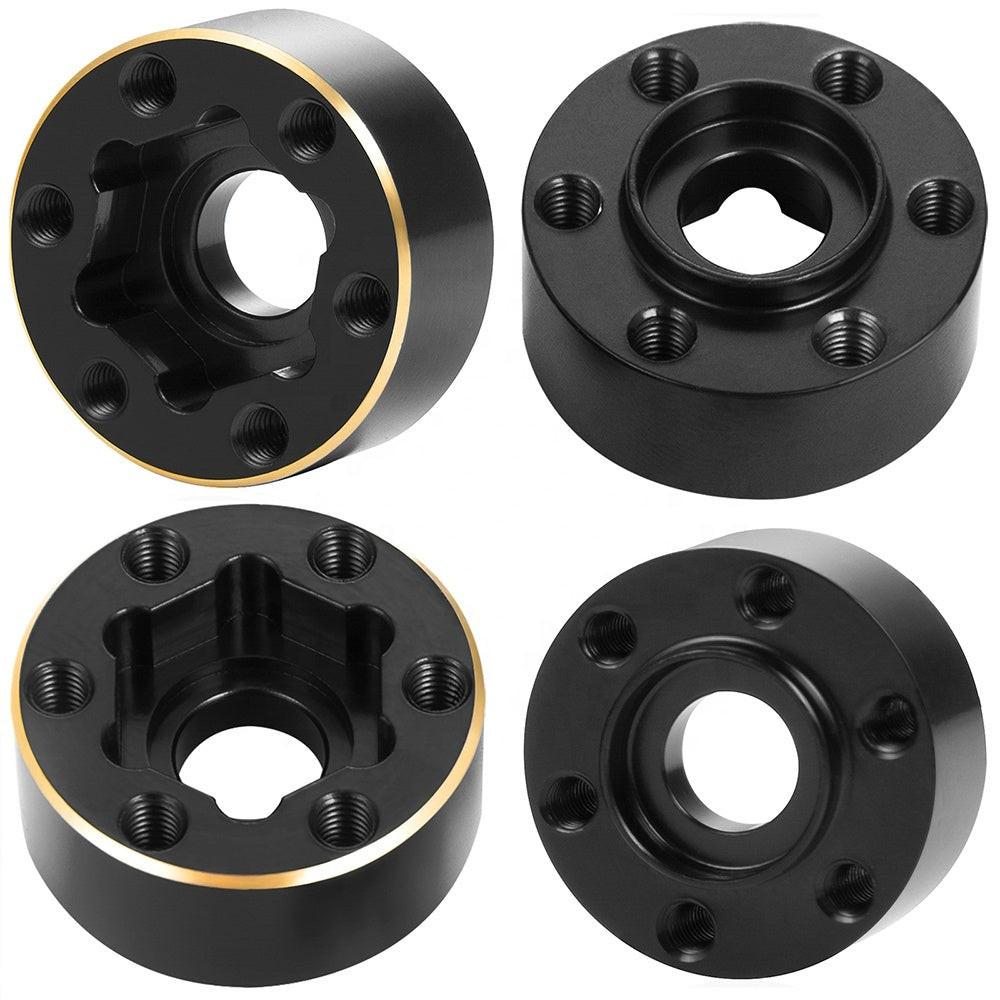 Powerhobby Brass Wheel Hub Hex Adapter Counterweight 12mm FOR SCX10 TRX-4 TRX-6