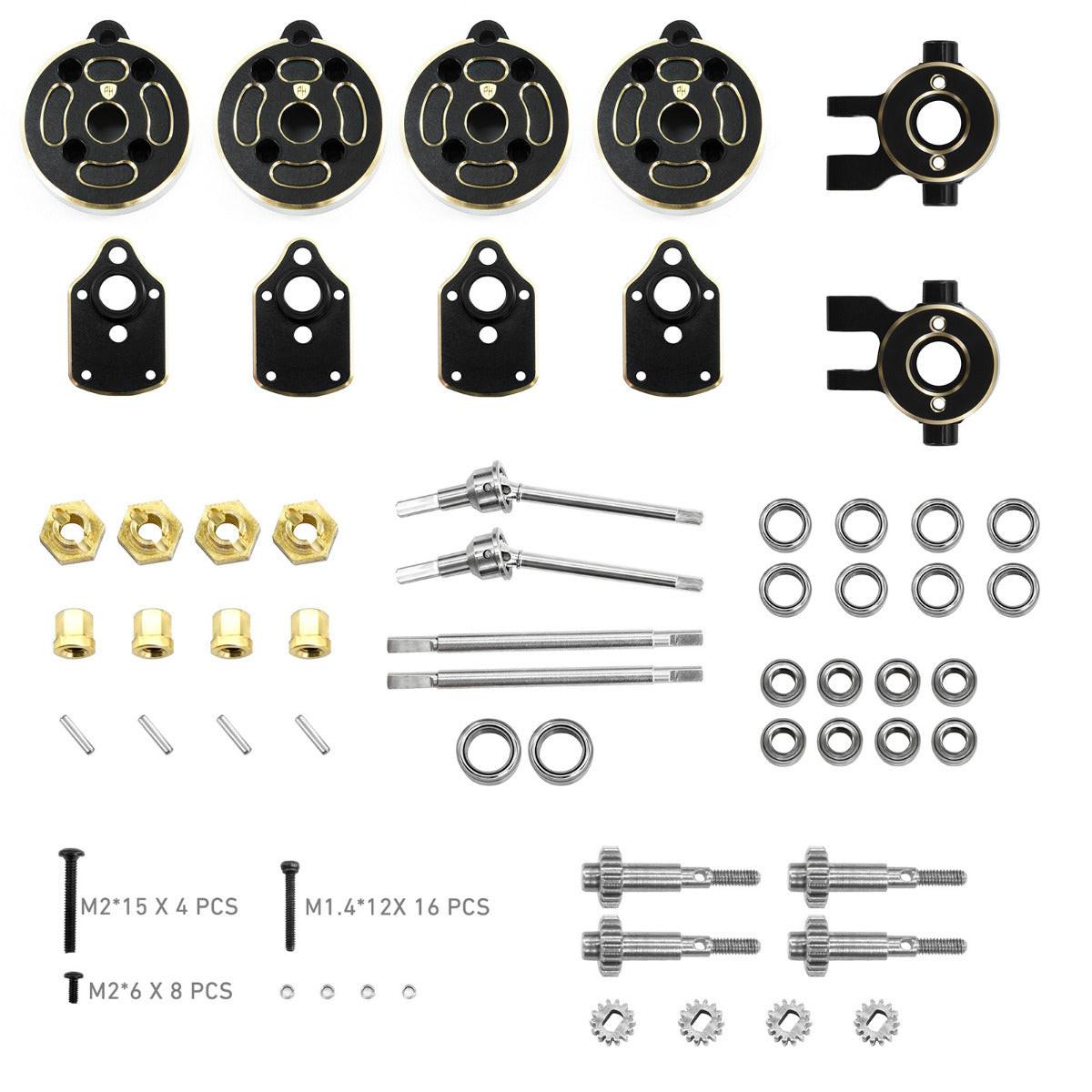 Powerhobby Brass Front / Rear Portal FOR Traxxas TRX-4M