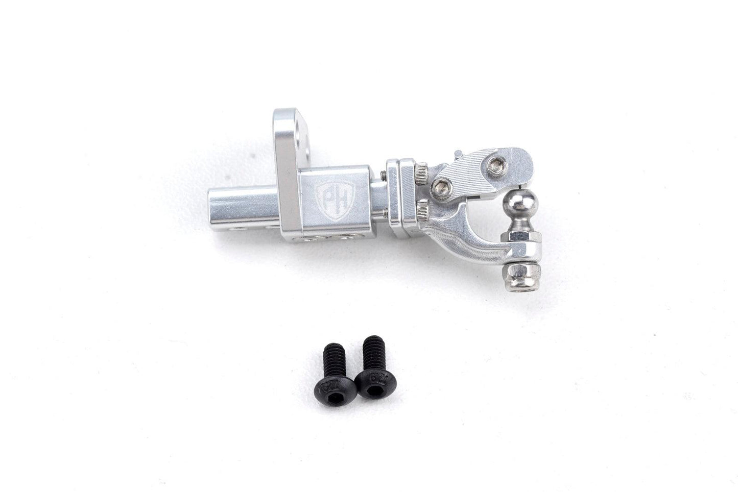 Powerhobby Aluminum Tow Hook Trailer Hitch Silver FOR Traxxas TRX-4M