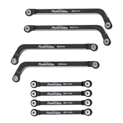 Powerhobby Aluminum High Clearance Links w Shock Mount Axial AX24