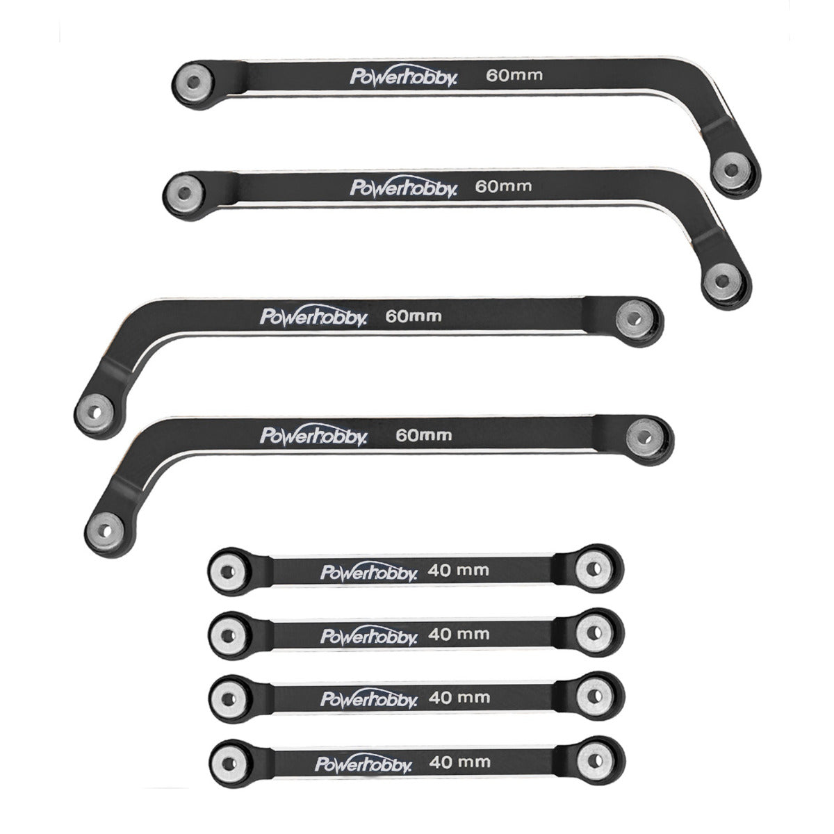Powerhobby Aluminum High Clearance Links w Shock Mount Axial AX24