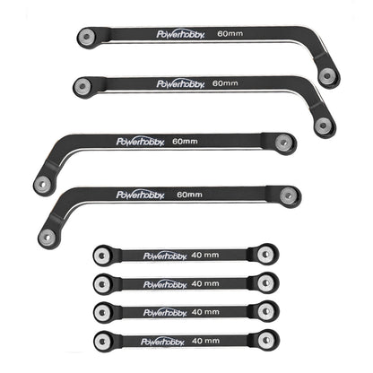 Powerhobby Aluminum High Clearance Links w Shock Mount Axial AX24