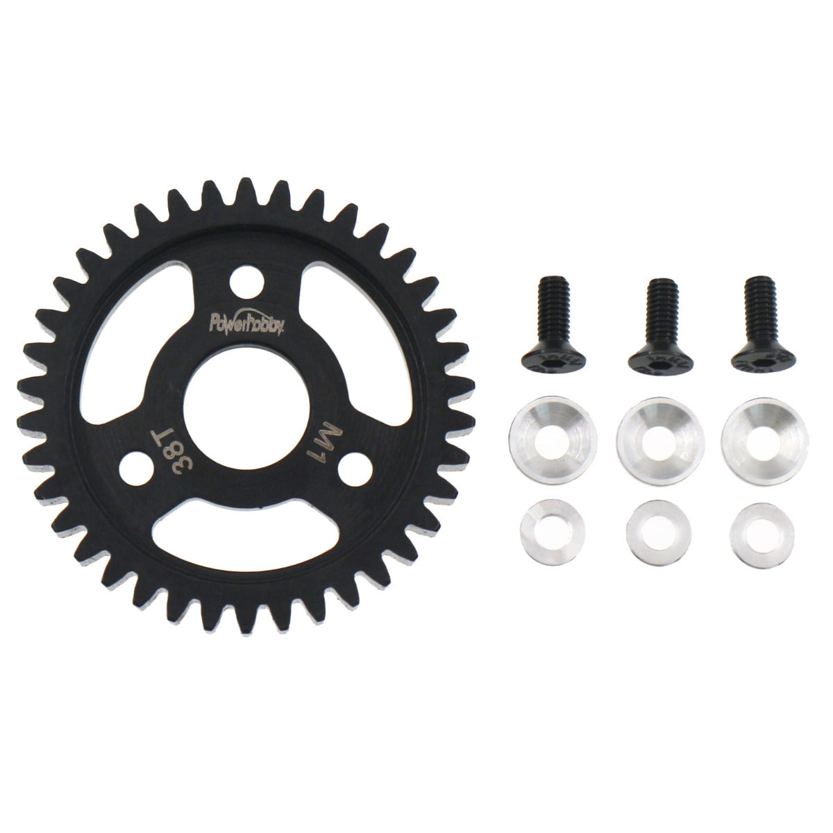 Powerhobby Mod 1 38T Hardened Steel Spur Gear FOR Traxxas Revo / Slayer