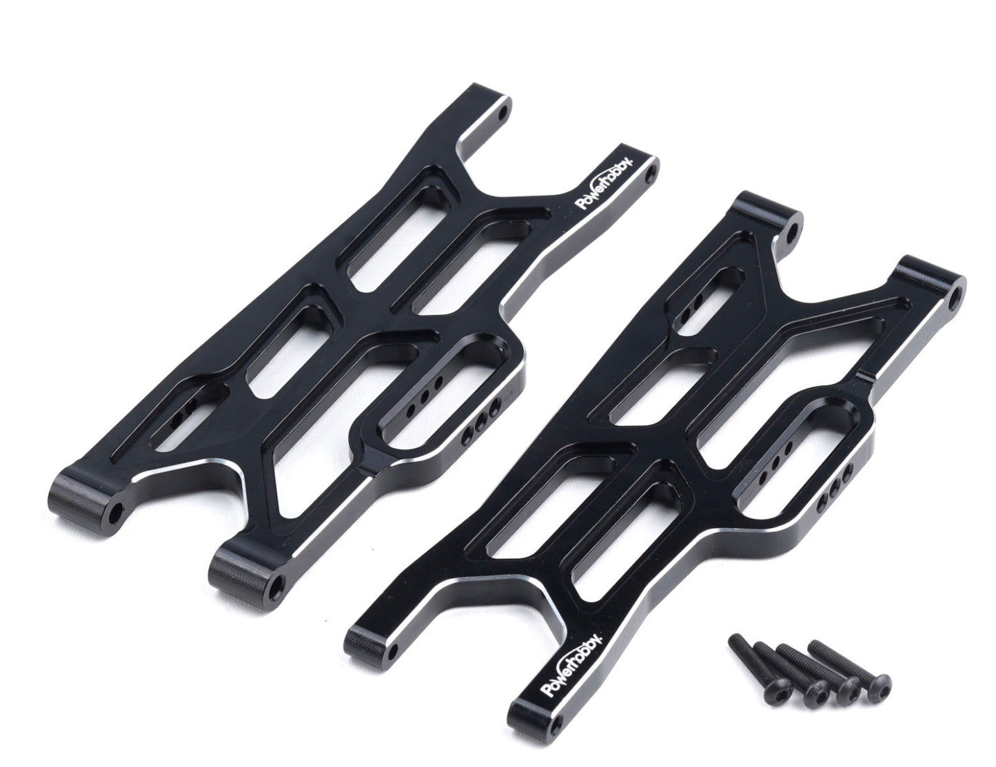 Powerhobby Aluminum Front V2 Long Lower Suspension Arms Arrma Kraton Outcast 4S