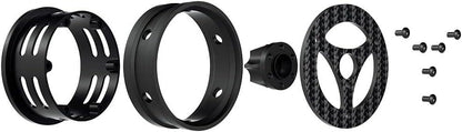 Powerhobby 1.9" Carbon Fiber Lightweight Beadlock Wheels B 1/10 Rock Crawler