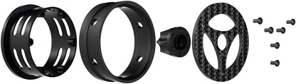 Powerhobby 1.9" Carbon Fiber Lightweight Beadlock Wheels B 1/10 Rock Crawler