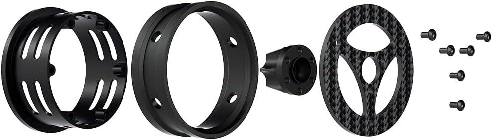 Powerhobby 1.9" Carbon Fiber Lightweight Beadlock Wheels B 1/10 Rock Crawler