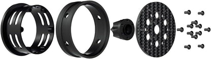 Powerhobby 1.9" Carbon Fiber Lightweight Beadlock Wheels C 1/10 Rock Crawler