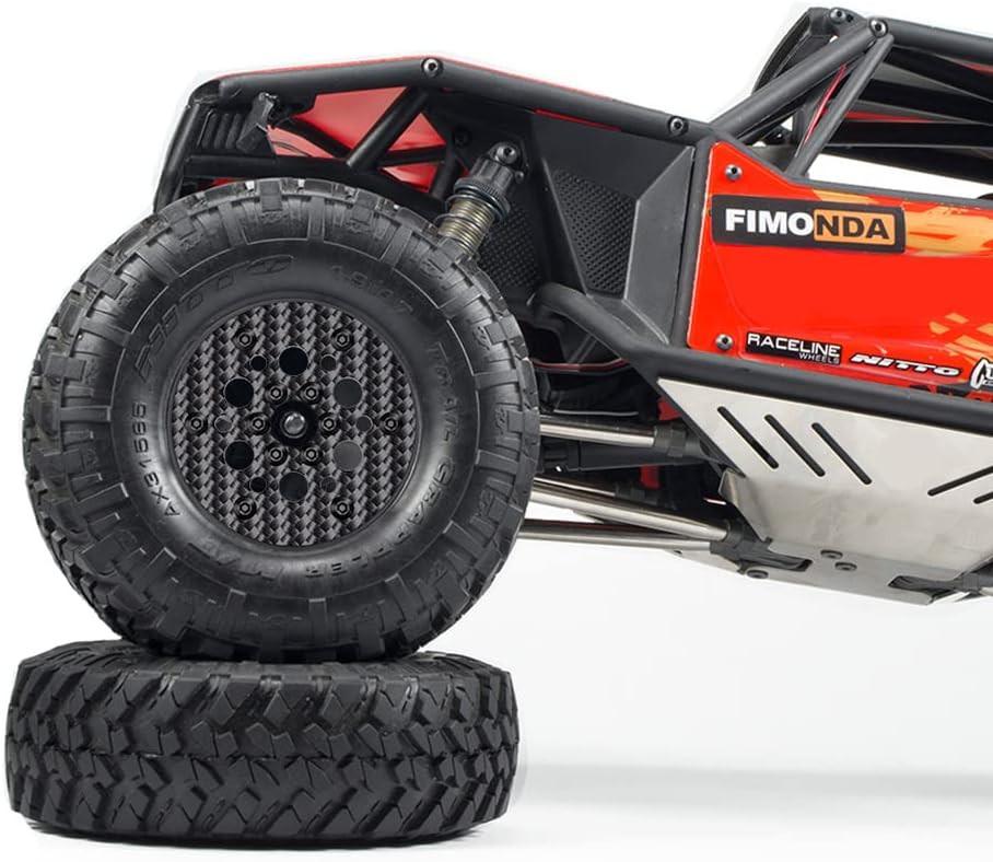 Powerhobby 1.9" Carbon Fiber Lightweight Beadlock Wheels C 1/10 Rock Crawler