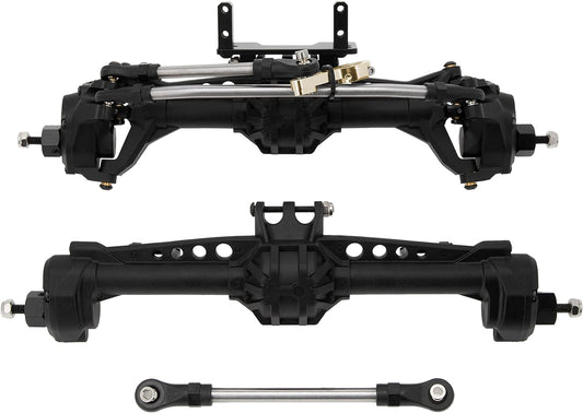 Powerhobby Nylon Portal Axels Front & Rear w Steel Gears Axial SCX10 / LCG