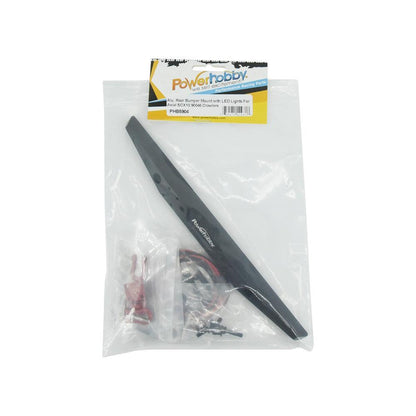 Powerhobby Aluminum Rear Bumper w LED Lights Axial SCX10 90046