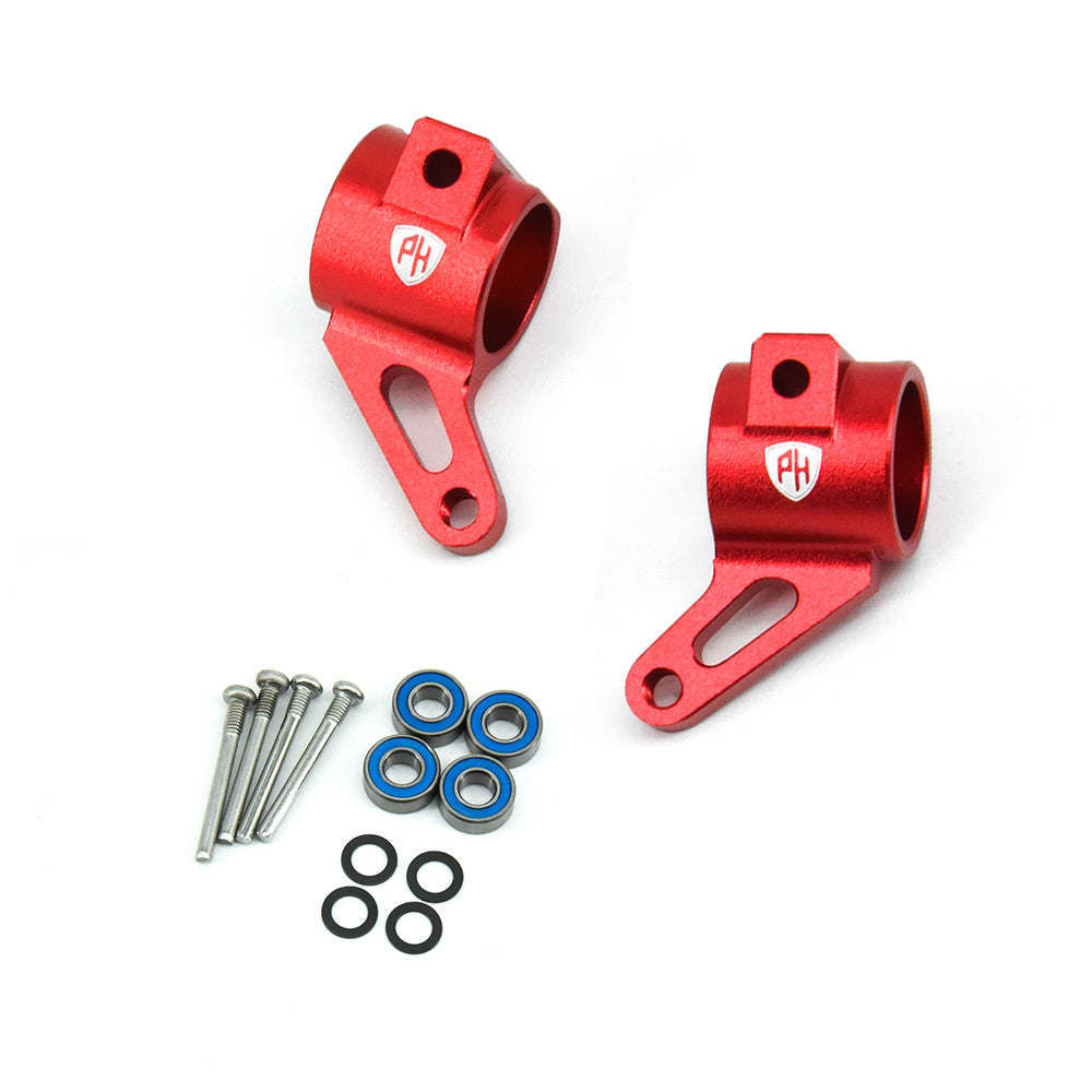 Powerhobby Oversized Aluminum Front Steering Knuckle FOR Traxxas Slash 2WD Stampede Bandit RED