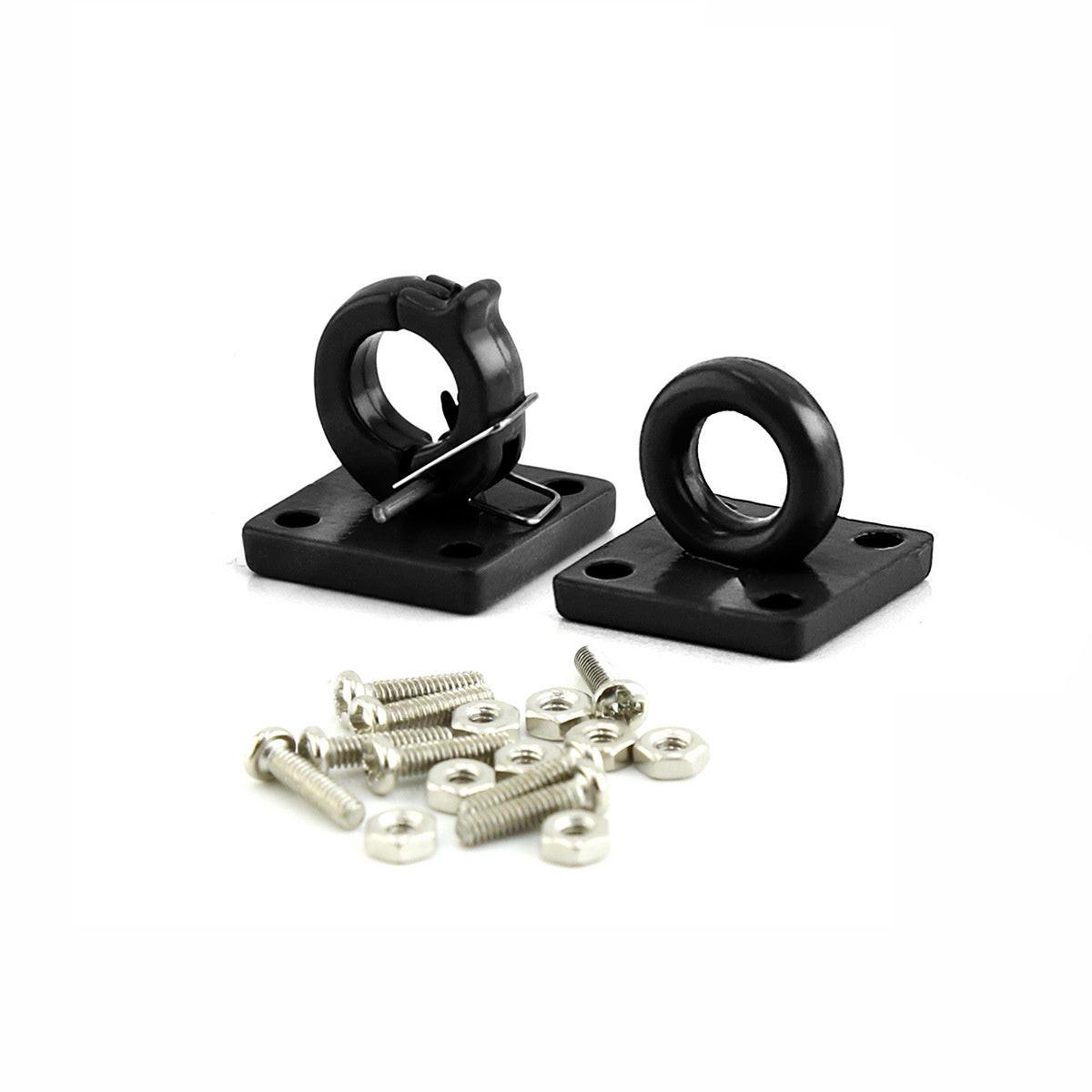 Powerhobby Metal Rescue Buckle Tow Hook Black 1/10 Rock Crawler