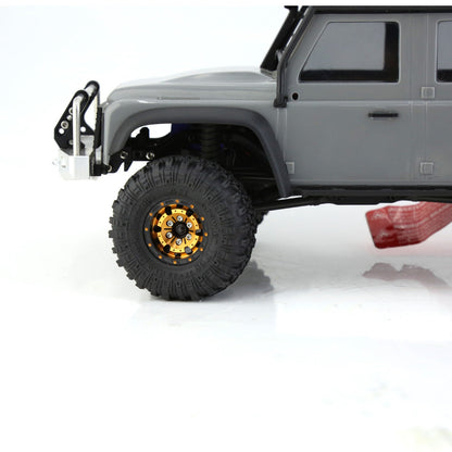 Powerhobby 1.0" Beadlock Wheels Gold (4) 1/24 Rock Crawler
