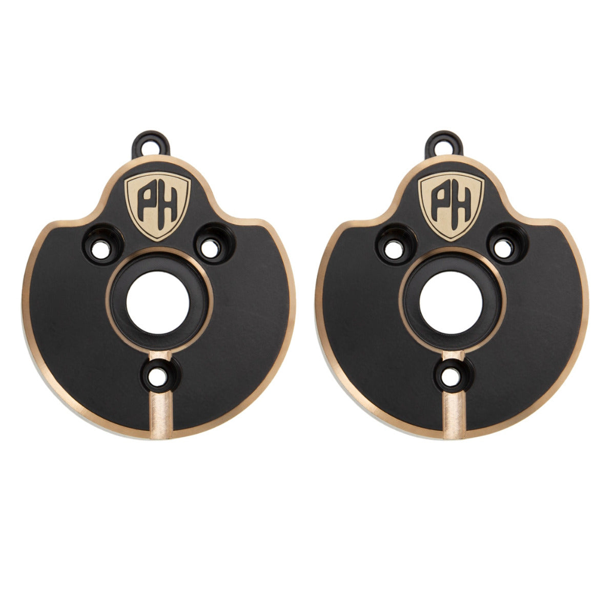 Powerhobby Brass Rear Axle Portal Covers Axial SCX10 II