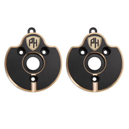 Powerhobby Brass Rear Axle Portal Covers Axial SCX10 II