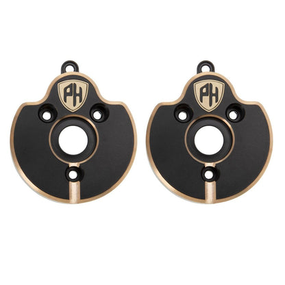 Powerhobby Brass Rear Axle Portal Covers Axial SCX10 II